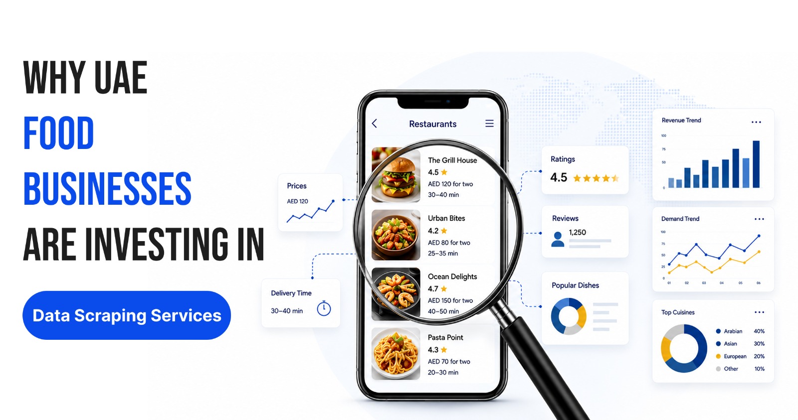 Why UAE Food Businesses Are Investing in Data Scraping Services | CrawlXpert